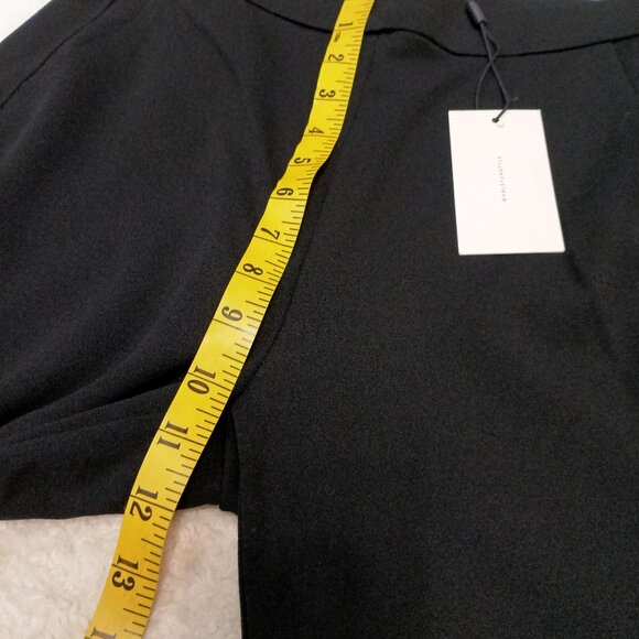 H Halston Women's Black Pleated Slim Leg Dress Pants Size XS - Picture 6 of 9